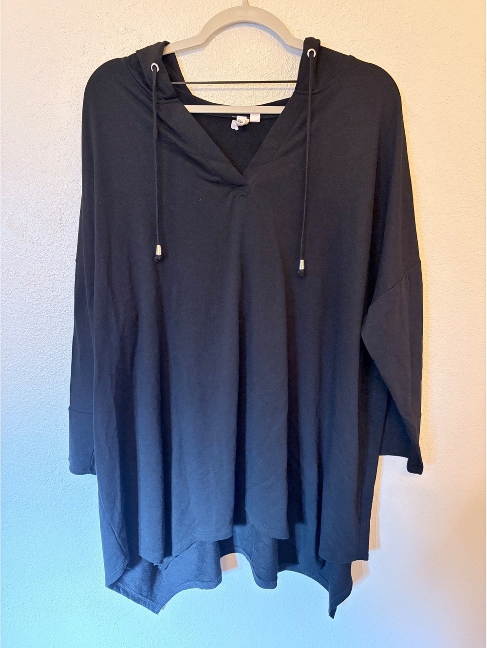 Cable and Gauge Black Hooded T
